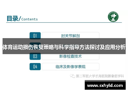 体育运动损伤恢复策略与科学指导方法探讨及应用分析